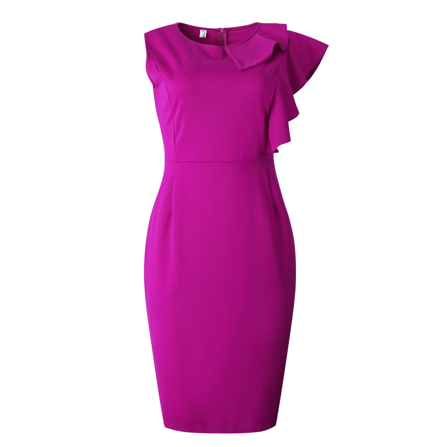 Sexy Bodycon Ruffled Mini Dresses-STYLEGOING