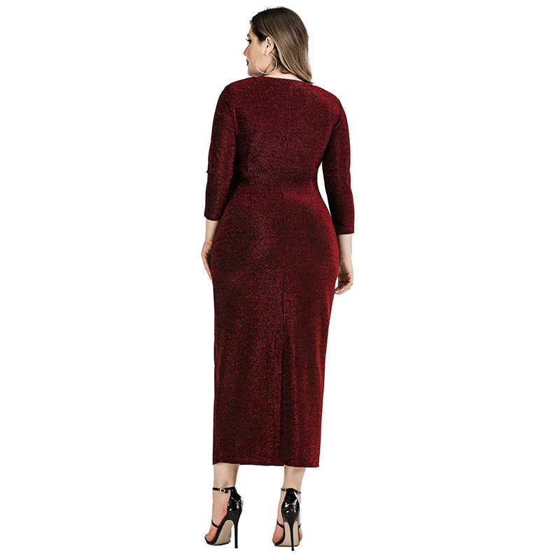 Fashion Plus Sizes Evening Party Long Dresses for Women