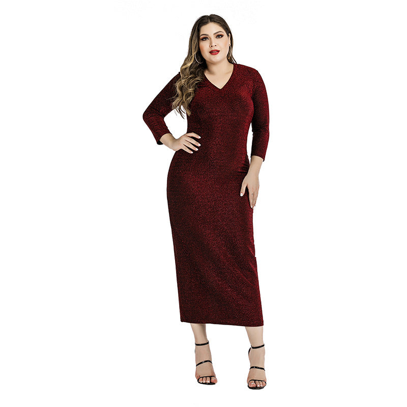 Fashion Plus Sizes Evening Party Long Dresses for Women