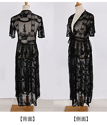 Sexy Lace Summer Beach Bikini Cover Ups