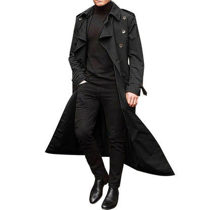 Casual Long Trenchcoat for Men