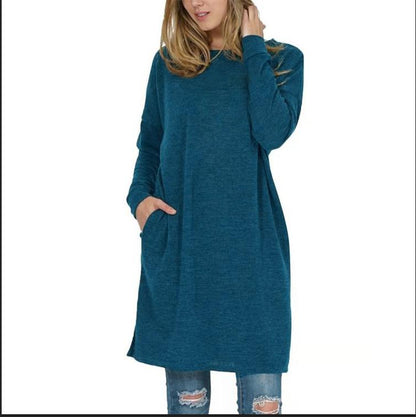 Casual Women Round Neck Long Sleeves Shirts
