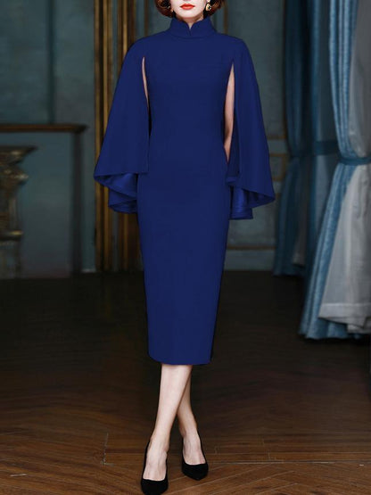 Plus Sizes Sexy Bodycon Midi Party Dresses-STYLEGOING