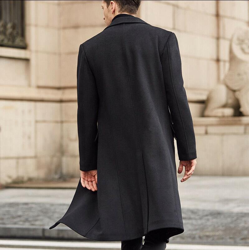 Men's Long Overcoat for Winter-STYLEGOING