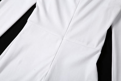 Sexy High Waist Zipper Yoga Exercising Jumpsuits