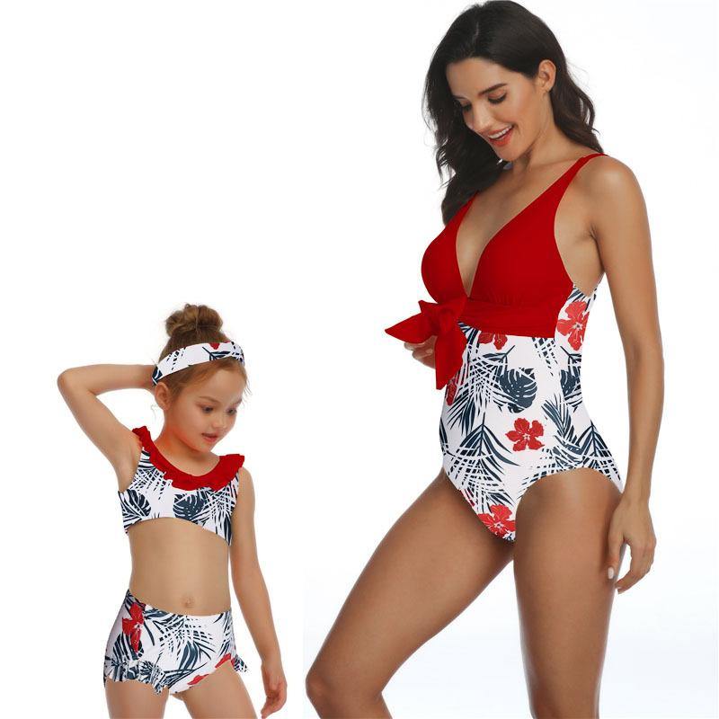 Summer Beach One Piece Bikini Swimwear-STYLEGOING
