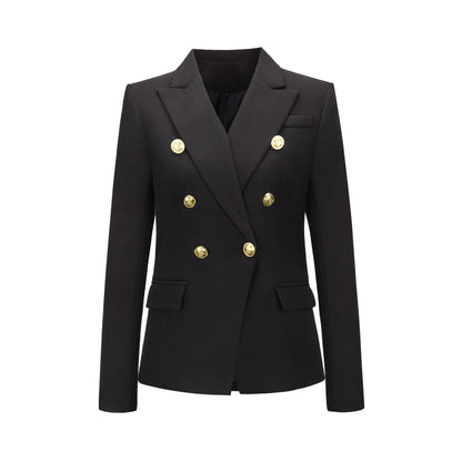 Women Fashion Short Fall Double-breasted Suit-STYLEGOING