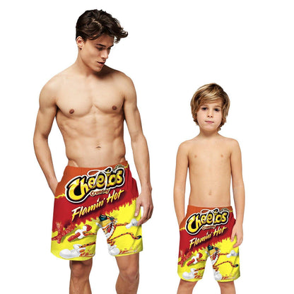 Father and Son Summer Beach Casual Shorts-STYLEGOING