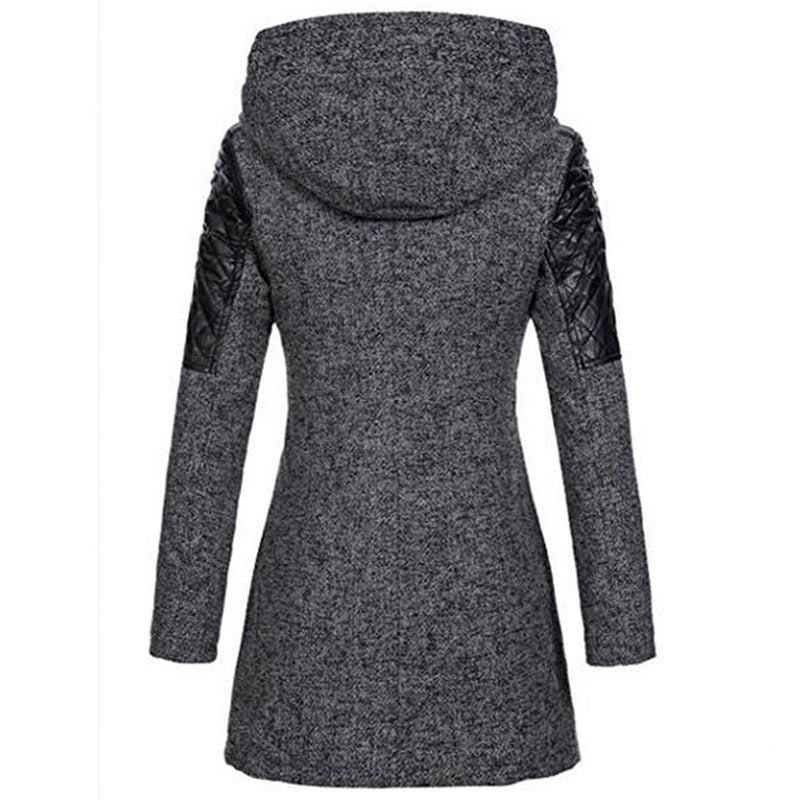 Winter Zipper Hoodies Overcoat for Women