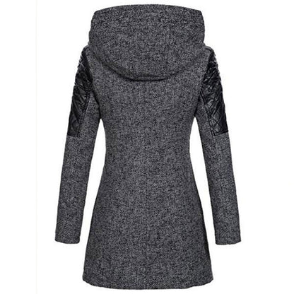 Winter Zipper Hoodies Overcoat for Women