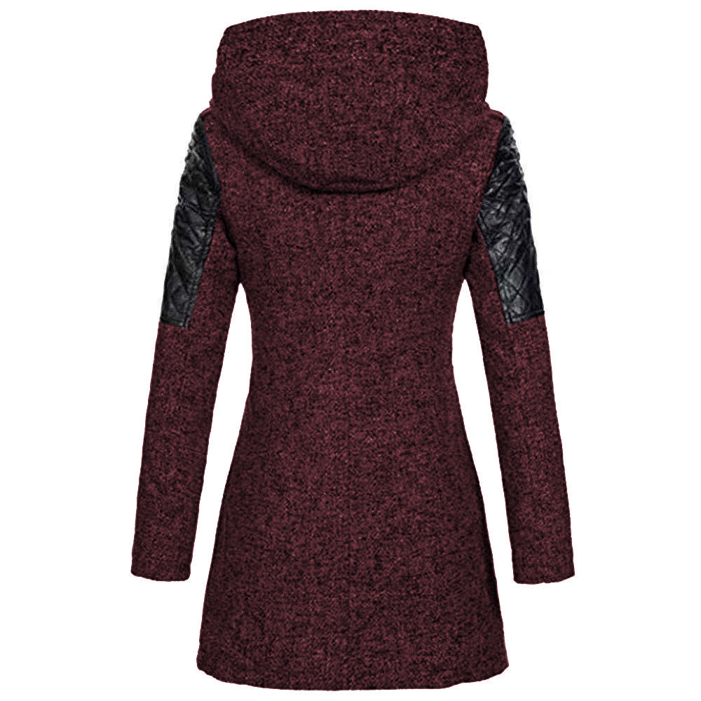 Winter Zipper Hoodies Overcoat for Women
