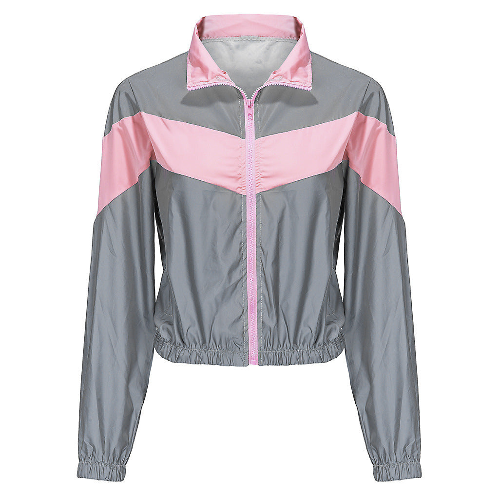Summer Reflective Two Pieces Sportswear for Women