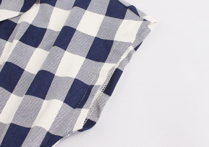Vintage Short Sleeves Pocket Women Dresses