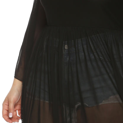 Black Sexy See Throught Plus Sizes Summber Beach Cover Ups