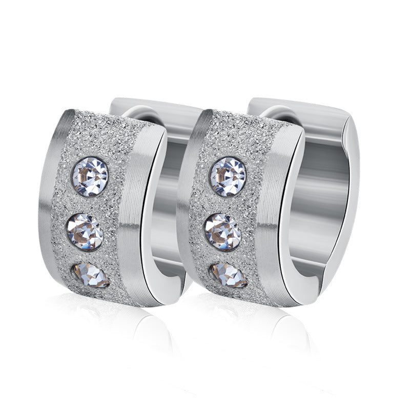 Stainless Steel Women Hook Earrings