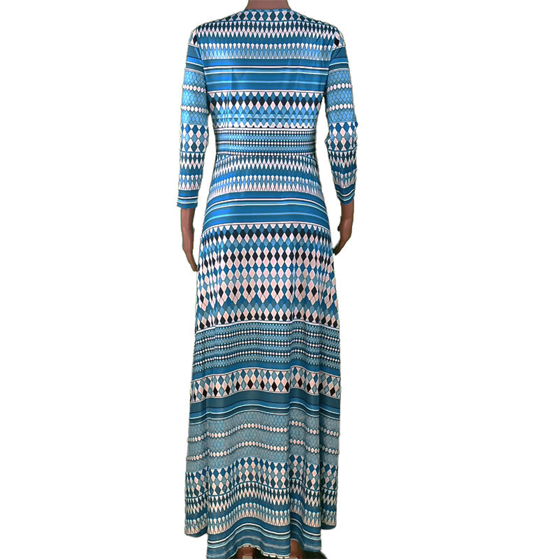 Fall Long Sleeve Long Dresses