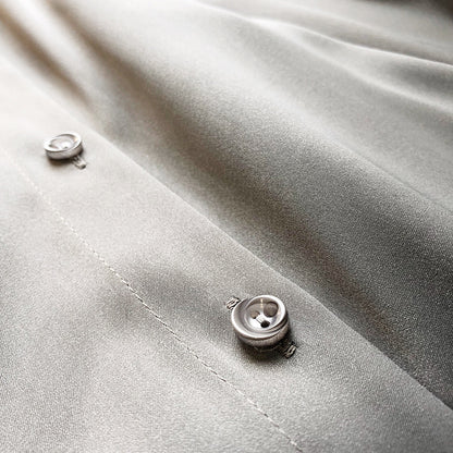 Elegant Satin Designed Women Long Sleeves Shirts