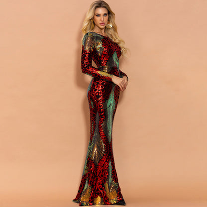 Sexy Mermaid Sequined Evening Dresses