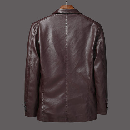 Casual Men's PU Jacket Overcoat