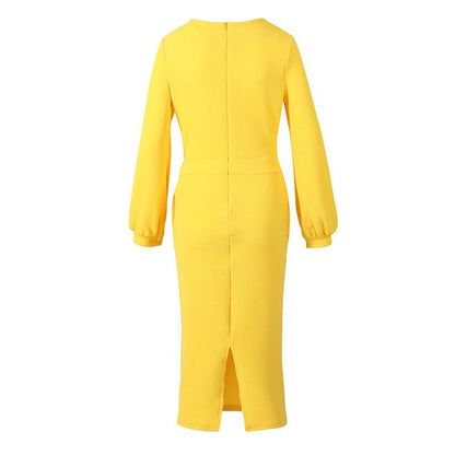 Sexy Office Lady Midi Length Dresses-STYLEGOING