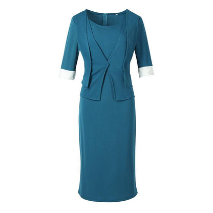 Sexy Women Office Lady Bodycon Midi Dresses-STYLEGOING