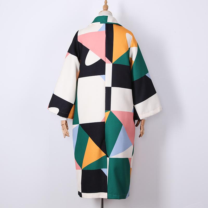 Fashion Women Colorful Long Overcoat-STYLEGOING