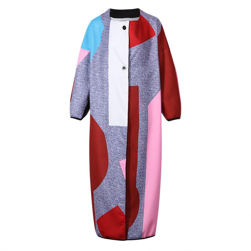 Women Turnover Long Winter Overcoat-STYLEGOING