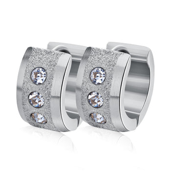 Stainless Steel Women Hook Earrings