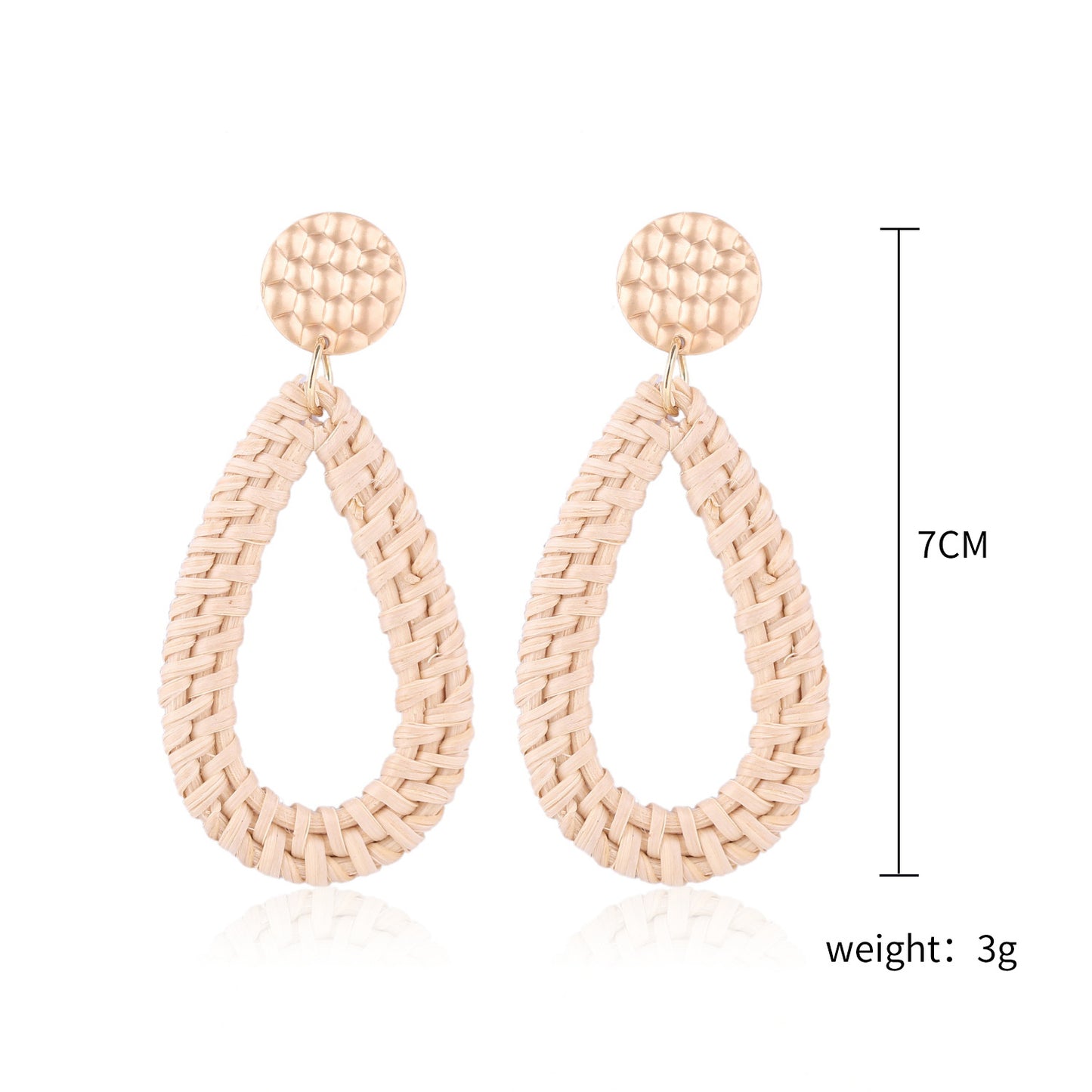 Vintage Boho Hanmade Woven Earrings for Women