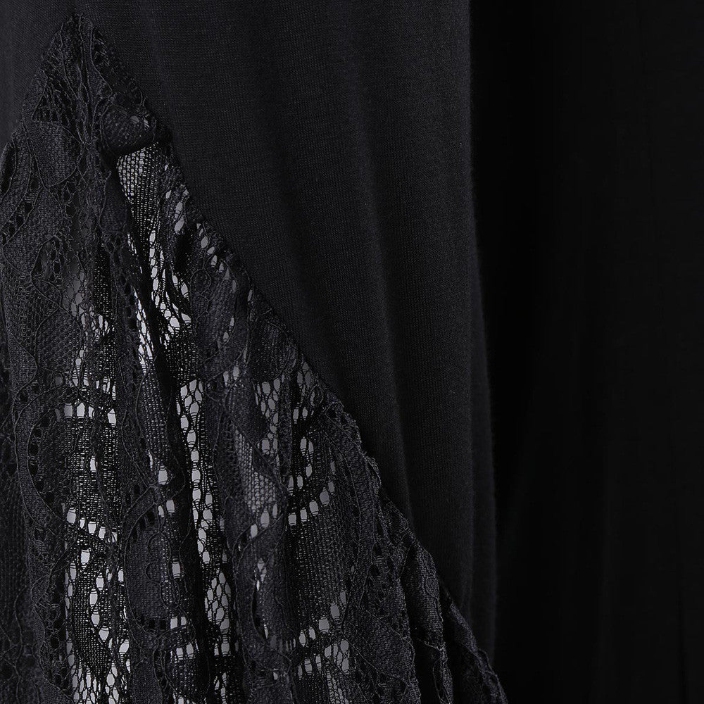 Sexy Lace Black Trumpet Pants for Women