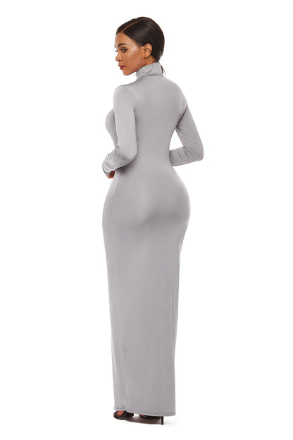 Elegant Elastic Long Sleeves Dresses