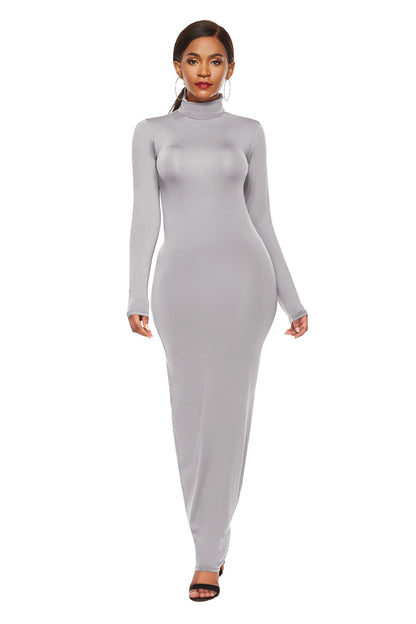 Elegant Elastic Long Sleeves Dresses