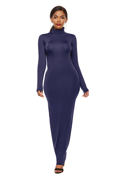 Elegant Elastic Long Sleeves Dresses