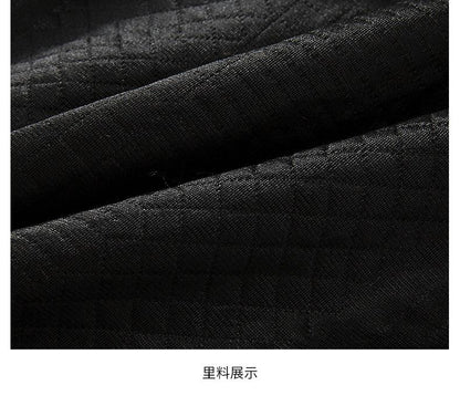 Men PU Baseball Motorcycle Jacket Coat