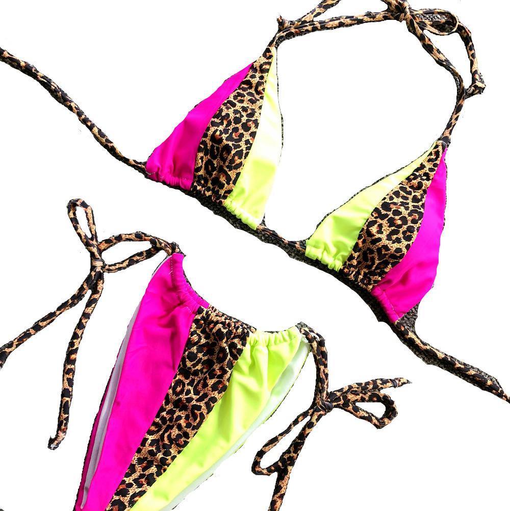 Sxey Leopard Constract Bangdage Bikini-STYLEGOING