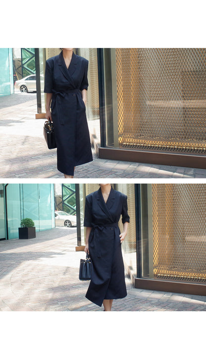 Elegant Belt Fashion Plus Sizes Dresses