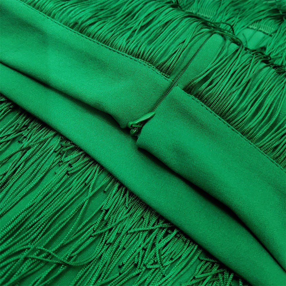 Sexy High Waist Tassels Plus Sizes Women Party Skirts