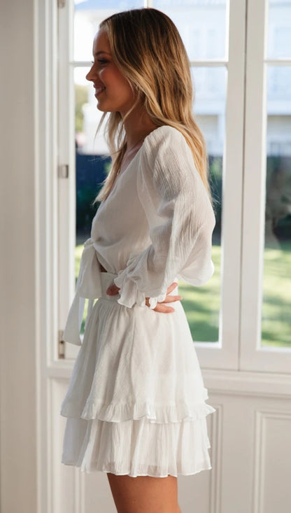 Casual Lace Up Summer Women Dresses