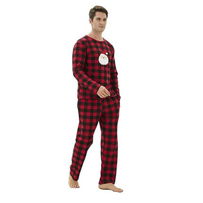 Red Christmas Parent-child Sleepwear Sets Homewear