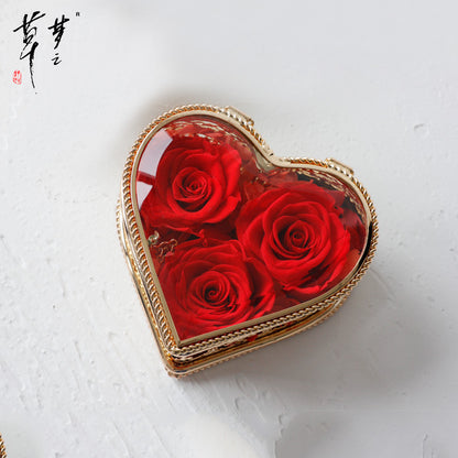 Preserved Forever Flowers Red Rose for Valentine's Day Gifts