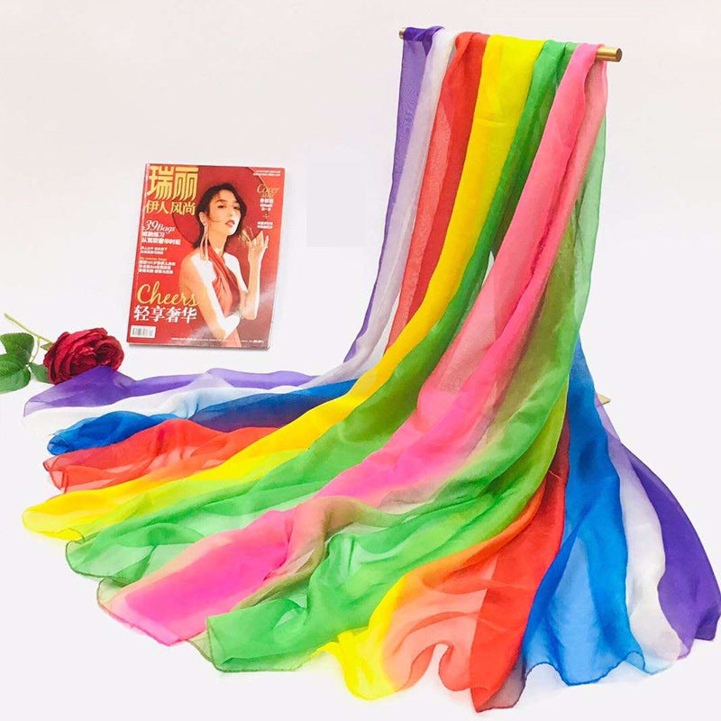 Rainbow Color See Through Summer Beach Towel