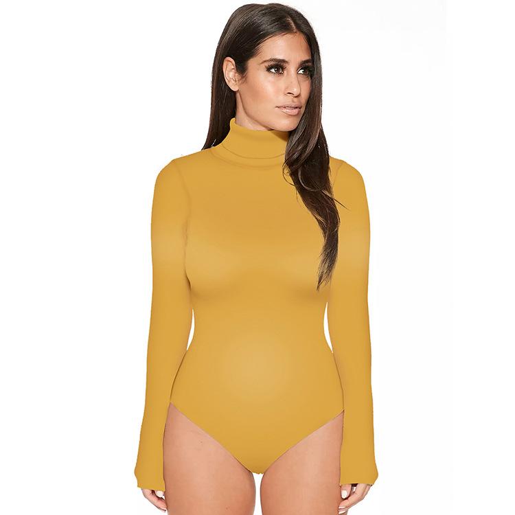 Sexy Long Sleeves Basic Jumpsuits