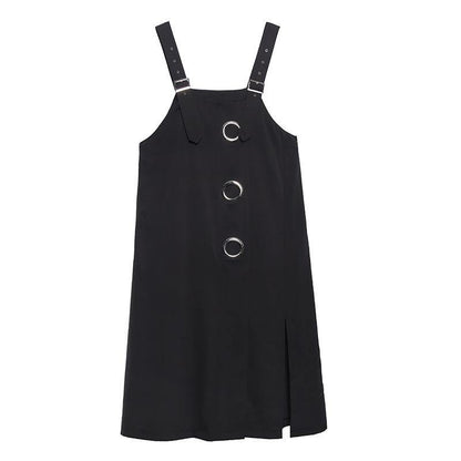 Women Summer Plus Sizes Loose Suspenders Skirt-STYLEGOING