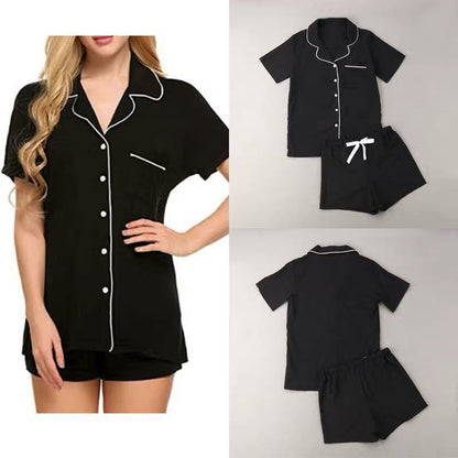Leisure Summer Women Two Pieces Sleepwear