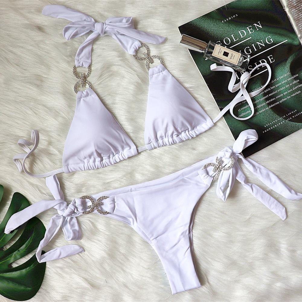 Sexy Rhinestone Summer Beach Bikni-STYLEGOING