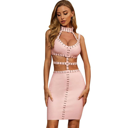 Sexy Baring Waist Party Dresses-STYLEGOING