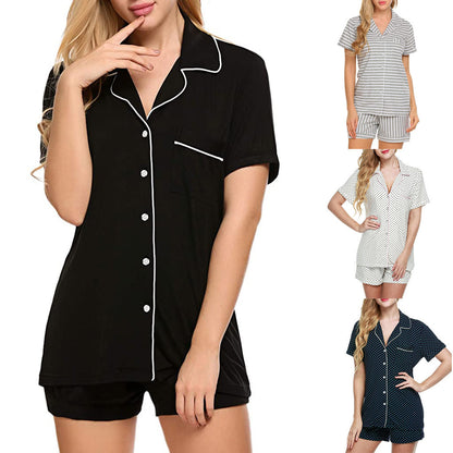 Leisure Summer Women Two Pieces Sleepwear