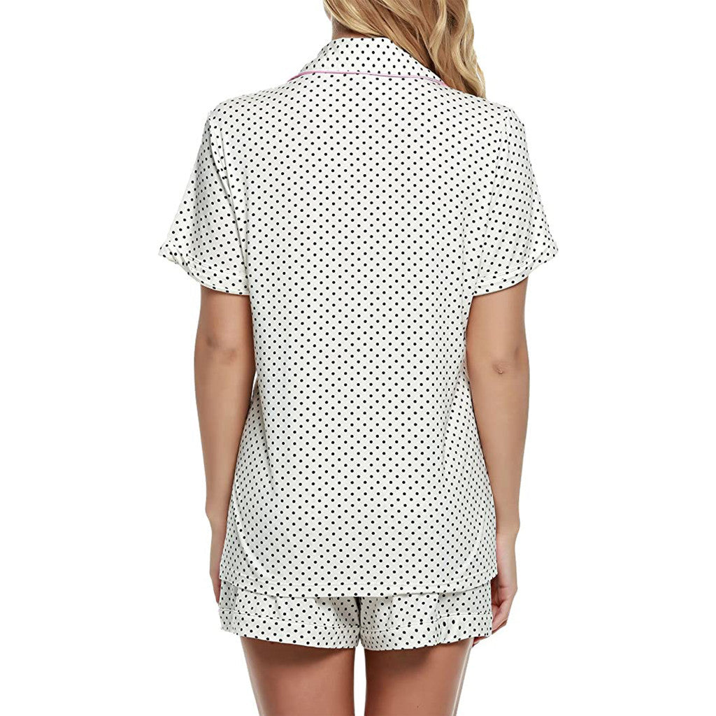 Leisure Summer Women Two Pieces Sleepwear