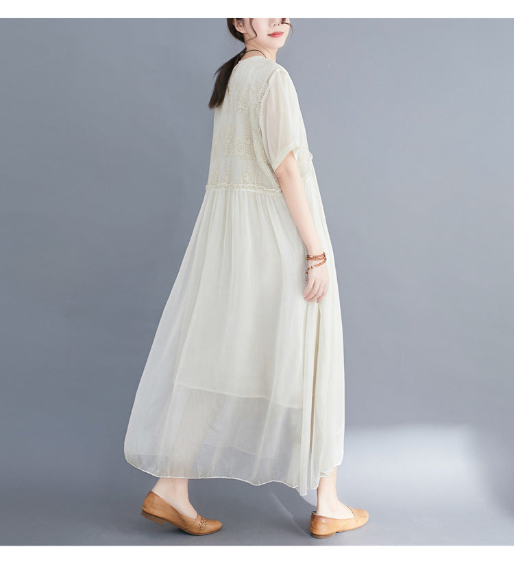 Summer Fairy Chiffon Women Plus Sizes Dresses