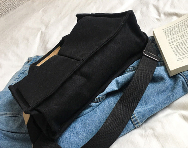 Casual Large Storage Multi Pockets Canvas Tote Handbags
